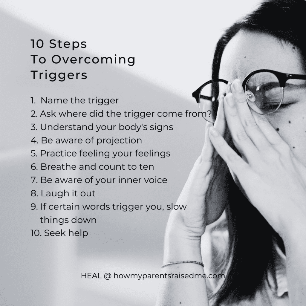 10 steps to overcome triggers