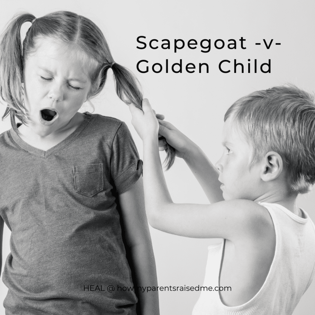 scapegoat vs golden child