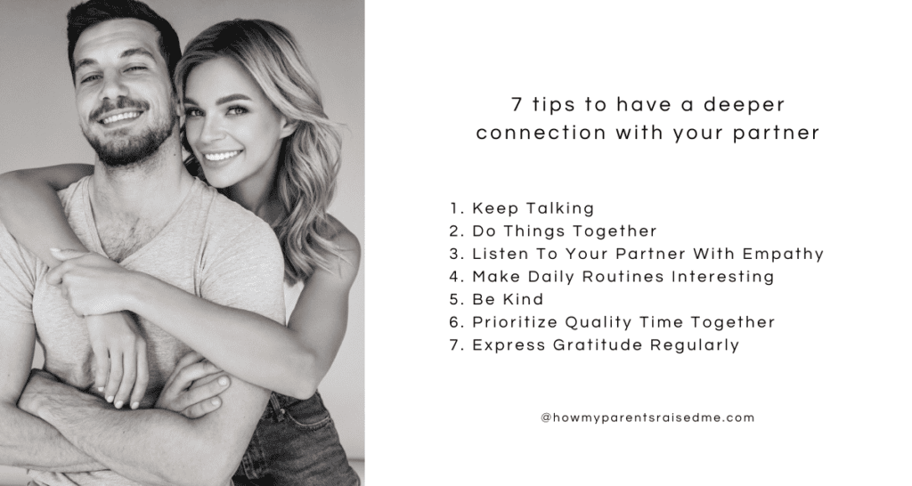 tips for a deeper connection with your partner